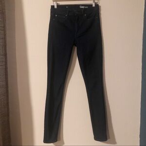 GAP dark wash long “True Skinny” jeans